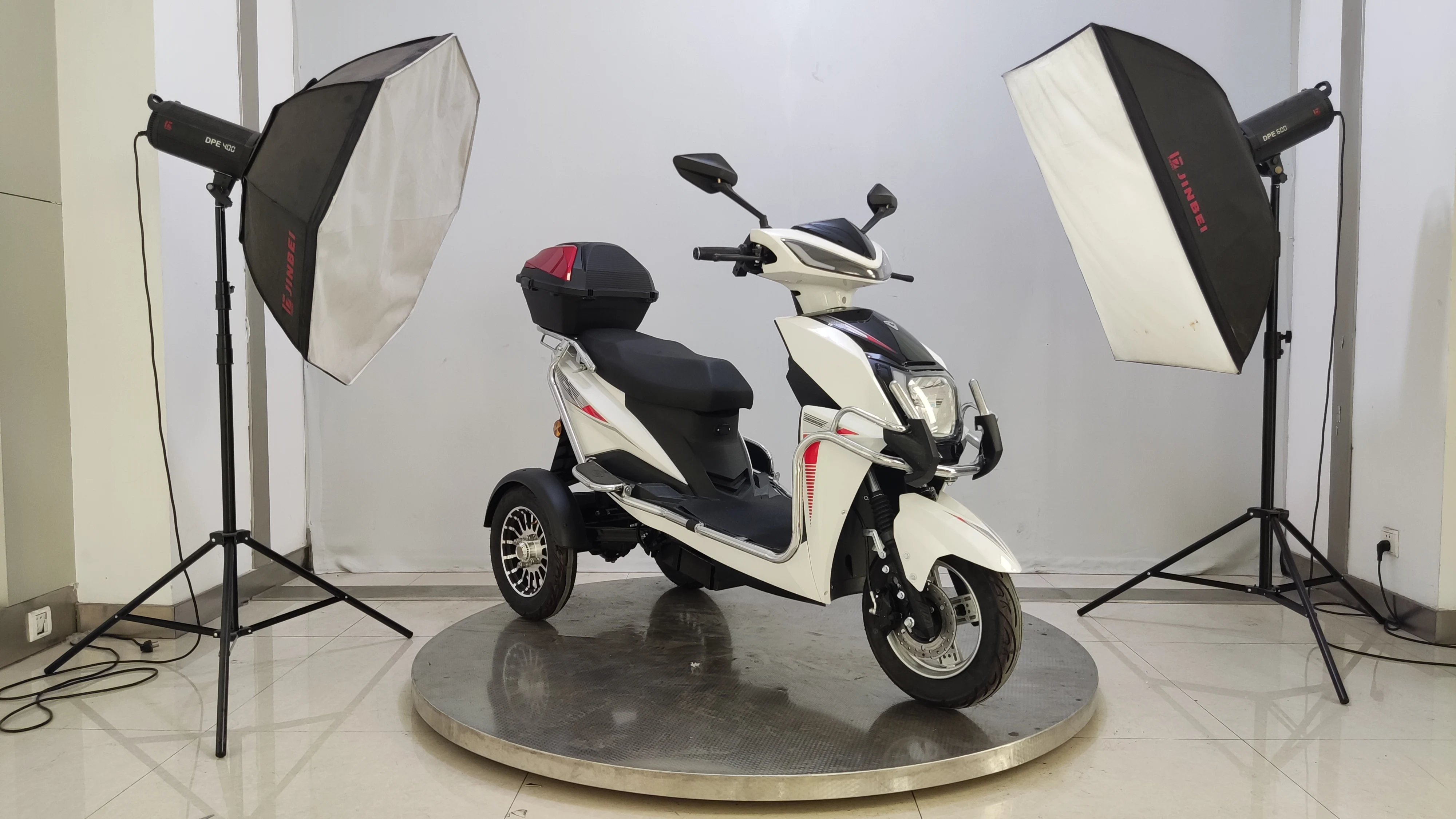 Vimode big discount 1000w 72v electric scooter tricycle 3wheel low speed disability safty with baby seat 3 seats