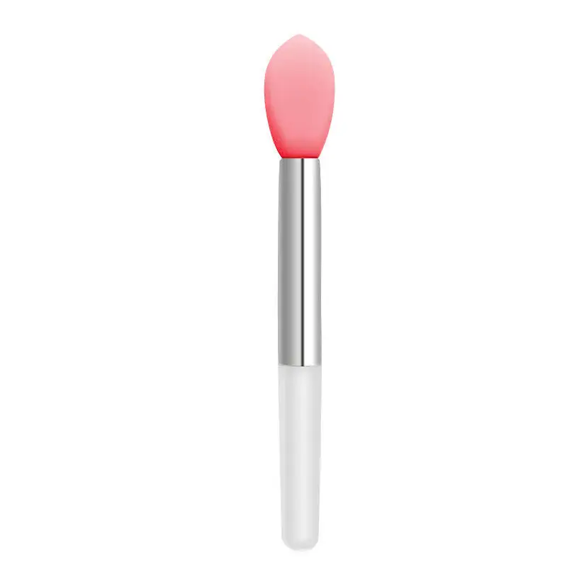 Wholesale Colorful Silicone Lipstick Brush Beauty Skin Care Wash Face Silicone Brush Exfoliating Nose Clean Lip Brush Tool