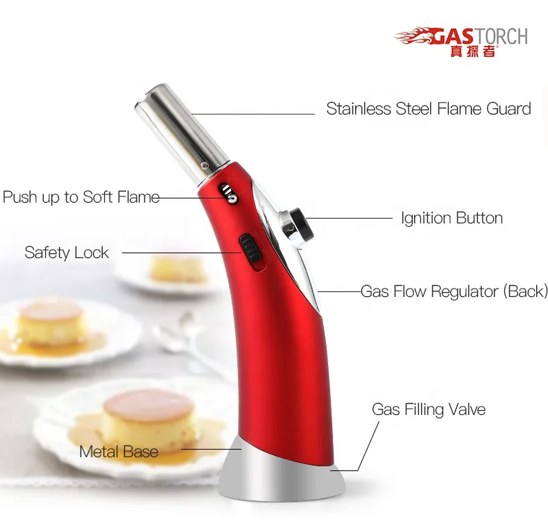 GF922 Camping soldering butane gas blow gun torch lighter CE ISO