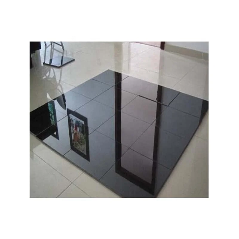 high polished jet black granite price in india