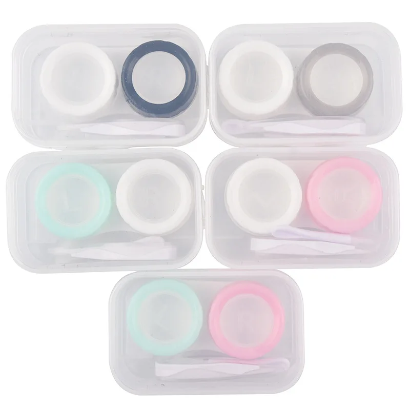 Special Price Contact Lens Case Care Box Popular Fashion And Simple Transparent Companion Box Wholesale