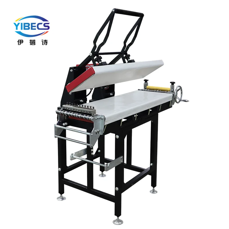 Manual Dye flatbed lanyard Heat Press Sublimation Ribbon Printing Machine