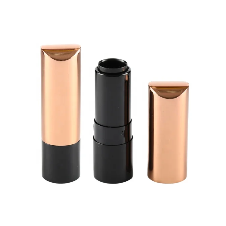 Aluminum Lipstick Lipstick Tube 12.1mm Rose Gold Style Metal Wholesale New Empty Tube Cosmetics Labeling