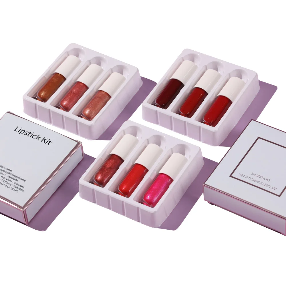 Beauty Product Custom Lipsticks Baby Pink Lipstick Waterproof Lipgloss Packaging OEM Makeup LOGO Lip Gloss