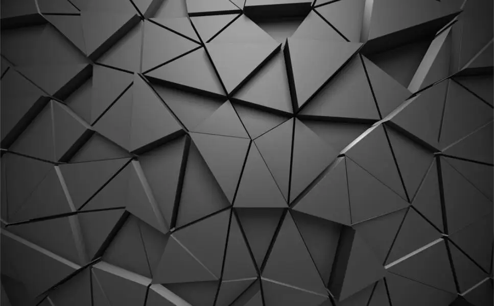  ZHIHAI 3D геометрические абстрактные серые треугольники фон дизайнерские