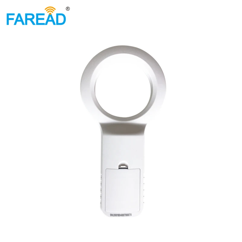 Continuous Reading 3AA battery pt 200 FDX-B animal ID implanted ear tag scanner USB RFID reader for pet microchip,camel dog