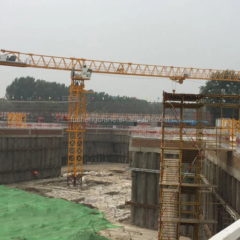 Construction Freestanding 7530 Tower Crane and Construction Hoist Supplier