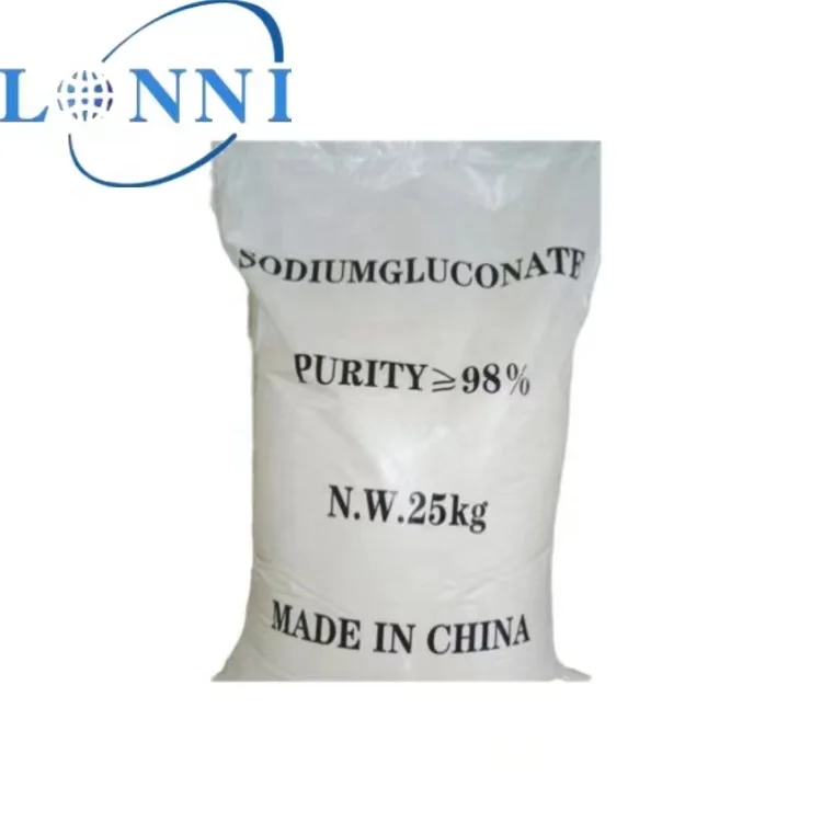 Concrete additives 99% purity Sodium gluconate