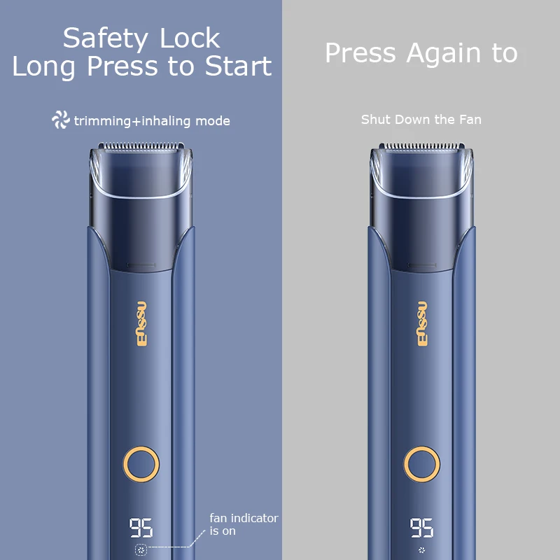 Waterproof IPX7 Professional Ceramic Blades Rechargeable Electric Baby Hair Clipper Hair Trimmer Cordless