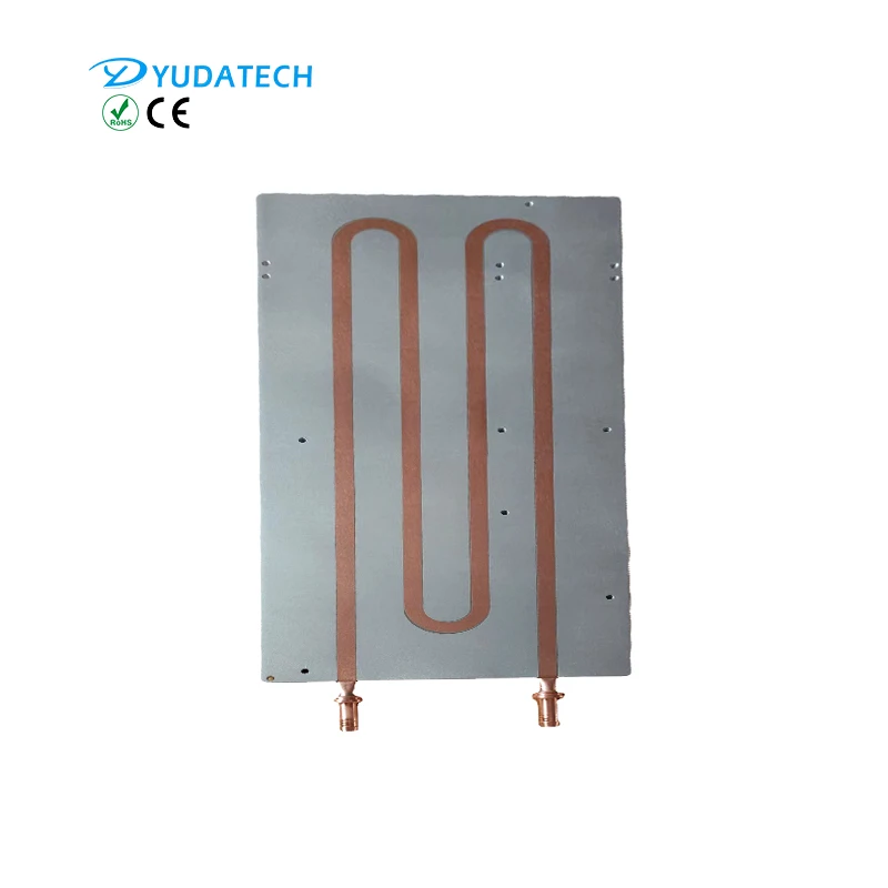 Индивидуальный размер cnc алюминиевая пластина с водяным охлаждением IGBT холодная и водная для