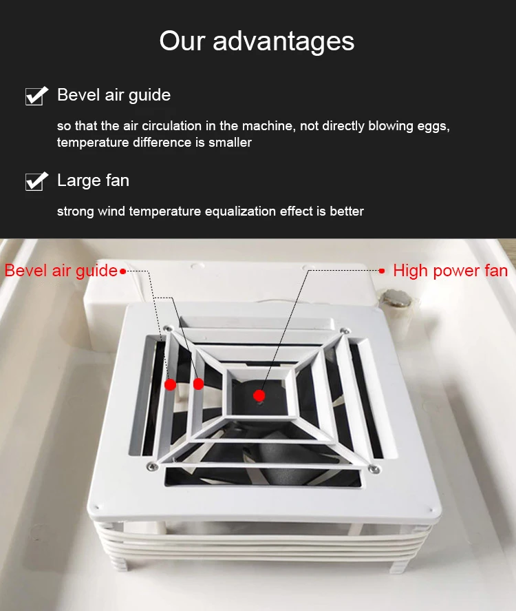 new hot selling products fish egg incubator 200 chicken egg hatching machine for sell