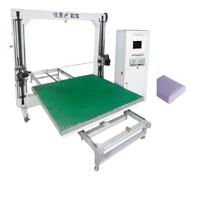 ЧПУ генераторная машина для резки контура губки с вращающимся рабочей поверхностью hk4