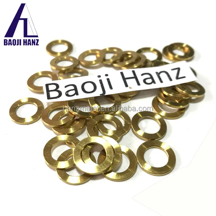 Factory direct titanium gasket GR1 GR2 pure titanium nut