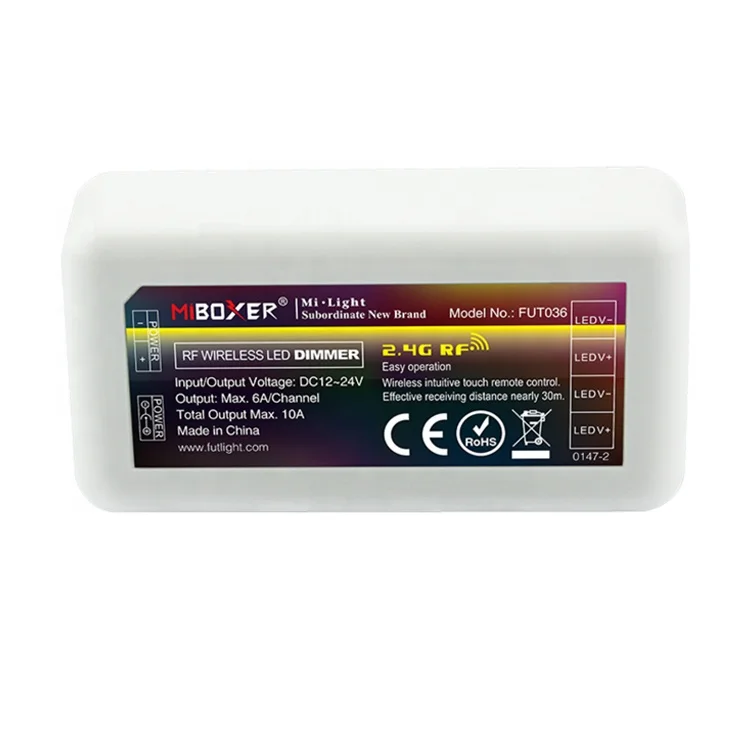 FUT036 Miboxer Mi light 2 4 ГГц Моноколор одноцветный светодиодный диммер