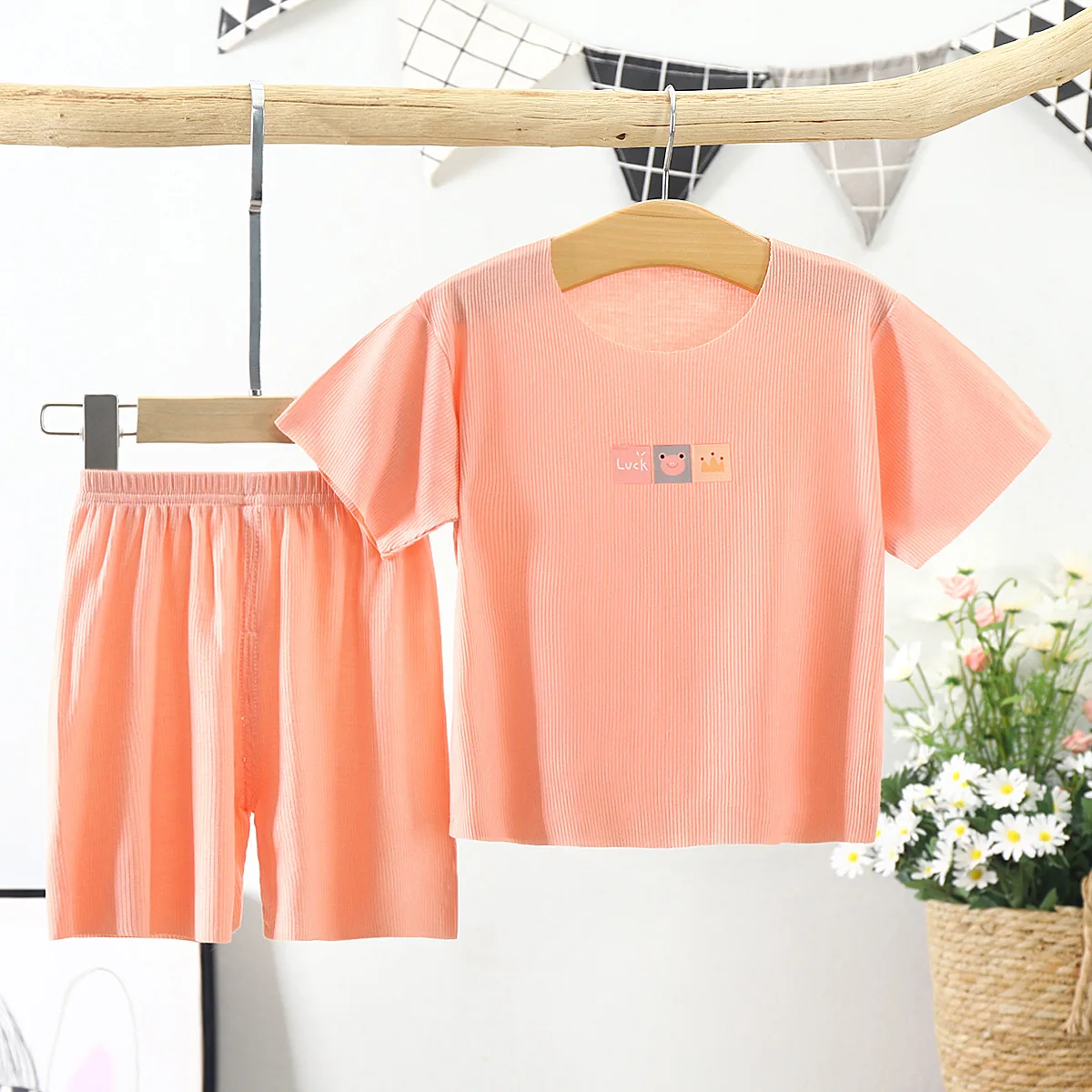 
Summer Baby Boys girls Clothes Cotton Infant Short Sleeve T Shirt Tops 