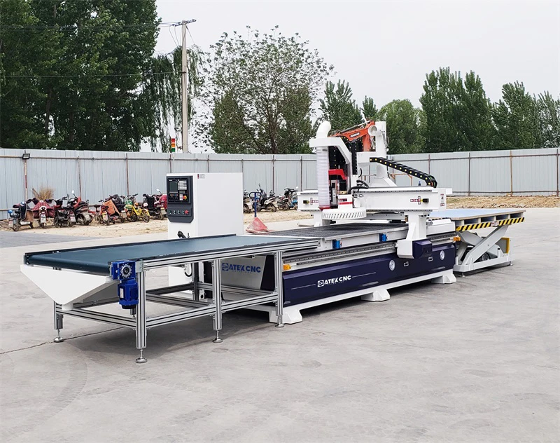 Прямая Продажа с фабрики деревообрабатывающий станок ЧПУ 4 оси х8 футов Atc CNC для резки МДФ деревянная мебель