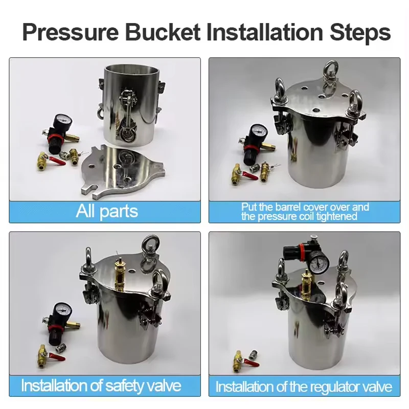 Резервуар под давлением из нержавеющей стали резервуар углеродистой распределительный для хранения составляет 2 л 5 10 опционально
