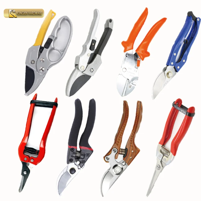 OEM/ODM Customized Fruit Cutting Tree Garden Flower Trimming Garden Shears Scissors Secateurs Hand Pruner Cutter