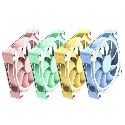 ID-COOLING ZF-12025 Macaron four color hydraulic temperature control PWM radiator cold rack pc fan