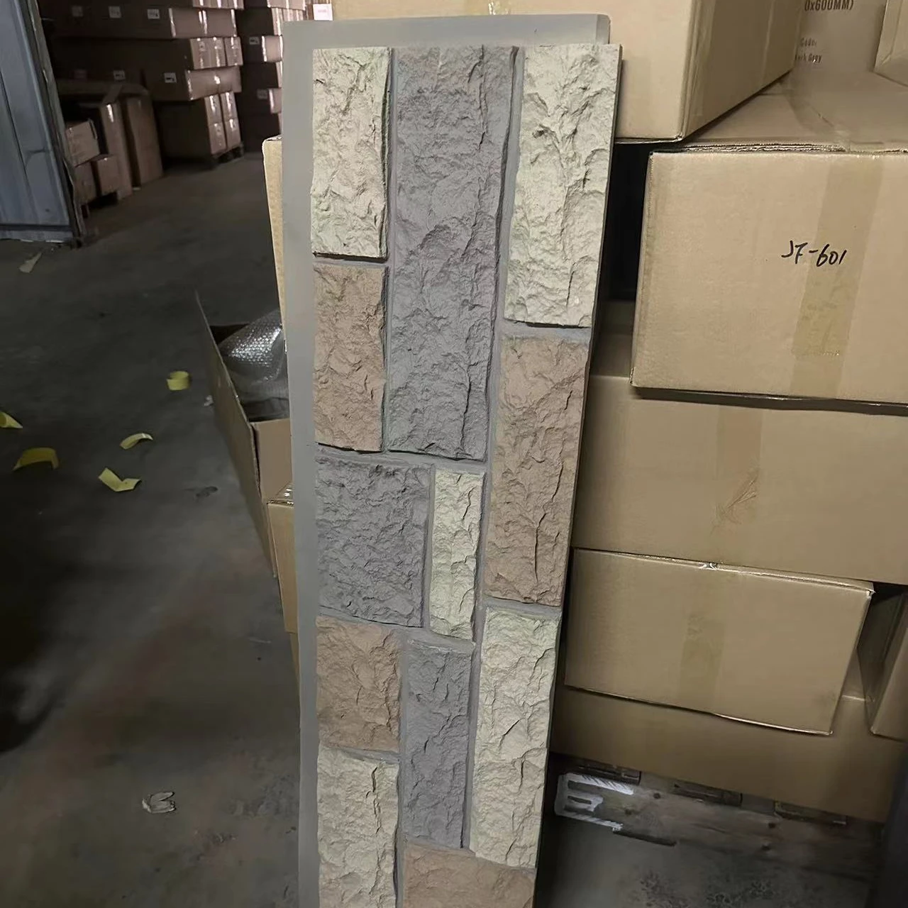 Auuan Manufactured PU Polyurethane Eco-friendly Waterproof Faux Brick Stone panels for Home Decoration
