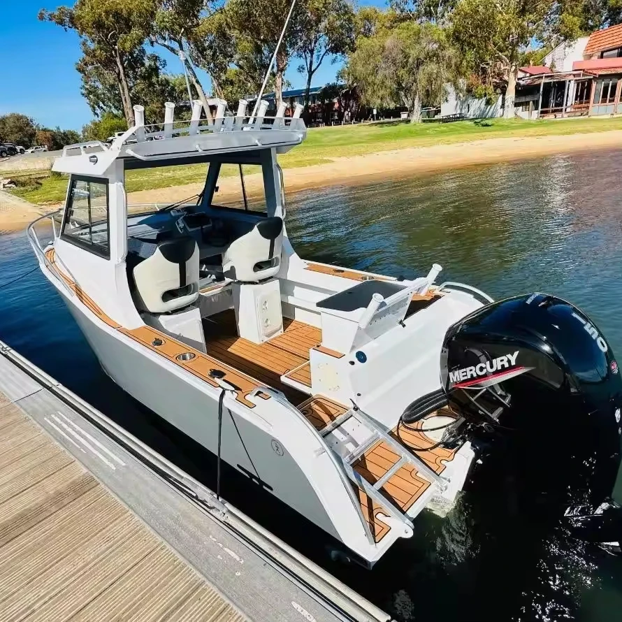 Chinese 20ft Speed Offshore Outboard  Motor Cheap Yacht Aluminum Fishing Boat for Sale Australia