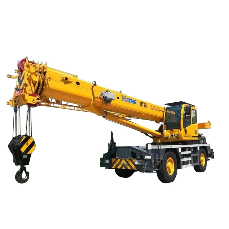 Китайские бренды XCM G RT25/детскй 4-колесный 25 тонн повышенной проходимости кран в Дубае-натриевый вкладыш GCL