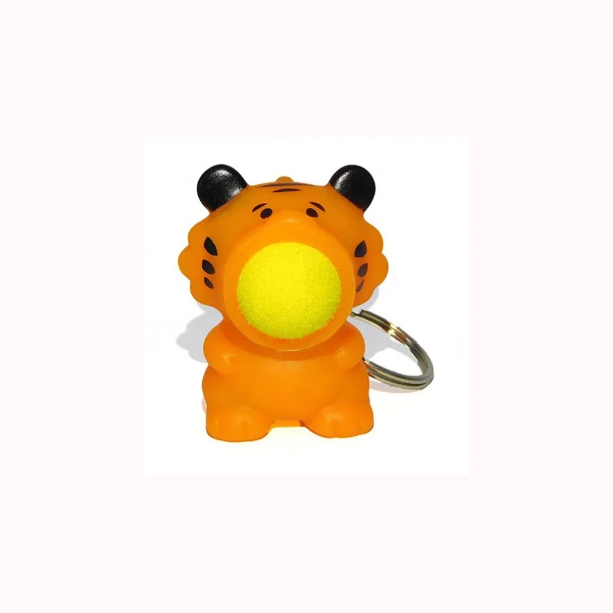 Vending Capsule Toy  Mini VINYL Funny Animal Power Popper Gun Foam Ball Toys For Kids