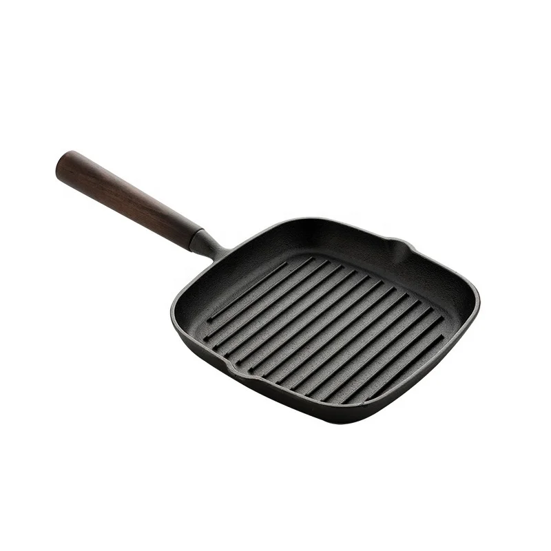 Wholesale TOP Seller Cookware Seasoned Cast Iron Skillet Set Steak Pan Frigideira Non Stick Fry Pan