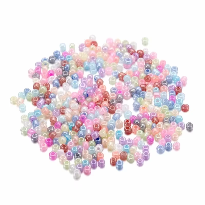 Wholesale 2mm 3mm 4mm Macaroon Colors Glass Seed Beads Uniform Round Spacer Beads Transparent  Seed Beads For Diy Jewelry Making