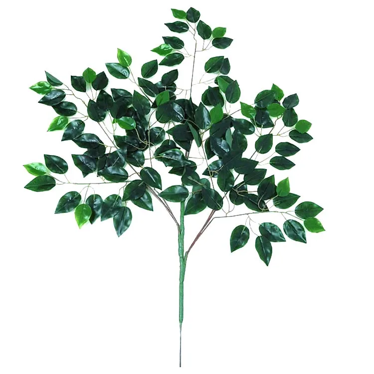 Натуральные на ощупь искусственные листья дерева banyan для украшения дома