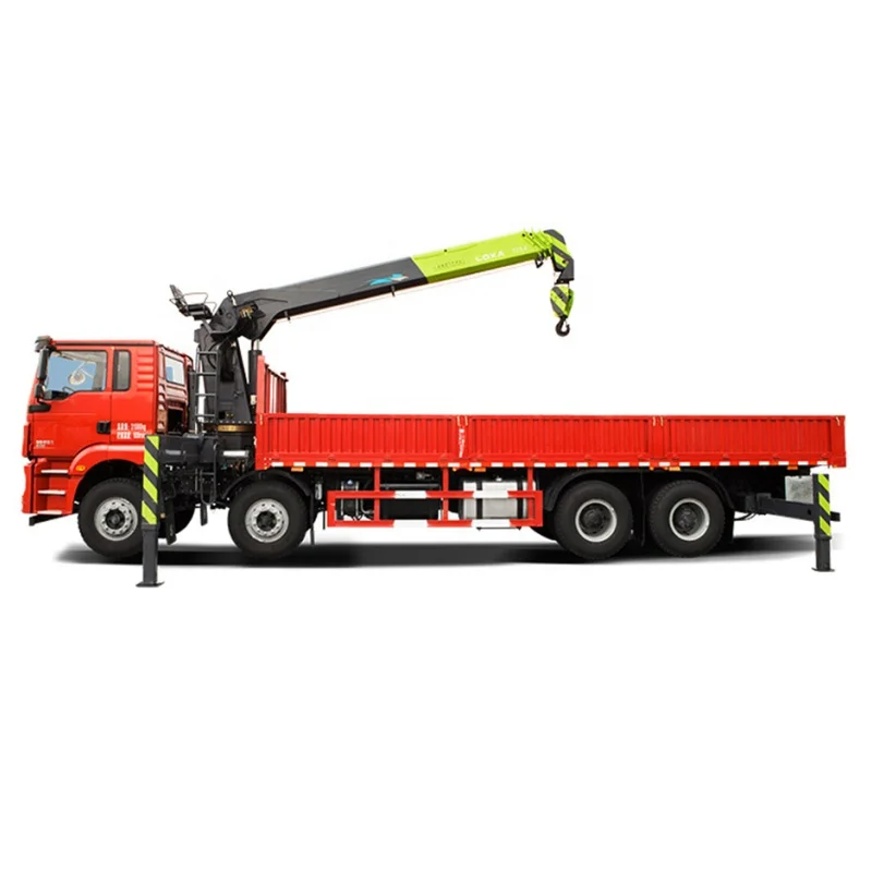 China Cheap Truck Shacman 8X4 Tractor with Crane Shacman Truck Low Price Sale