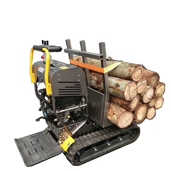 GP200 Gas Engine TRADE PEAK 500KG hydraulic mini dumper truck with wood plate