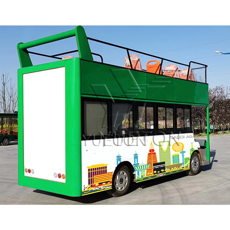 Высококачественный двухслойный электрический автобус с 18 сиденьями