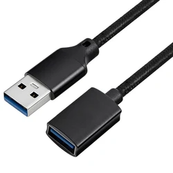 Nylon 5Gbps 60W Usb 3.0 A Female To A Male Extension Cable Usb 3.0 Am To Af Extender Cord