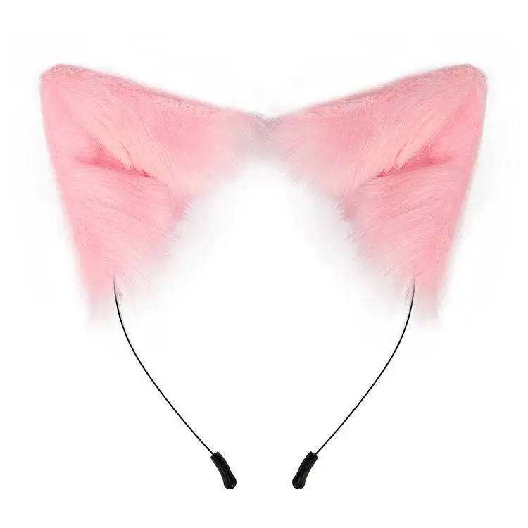 Wholesale Halloween Comfortable Fox Fur Ear Designate Headband Cosplay Hair Accessories Cat Ears Head Band