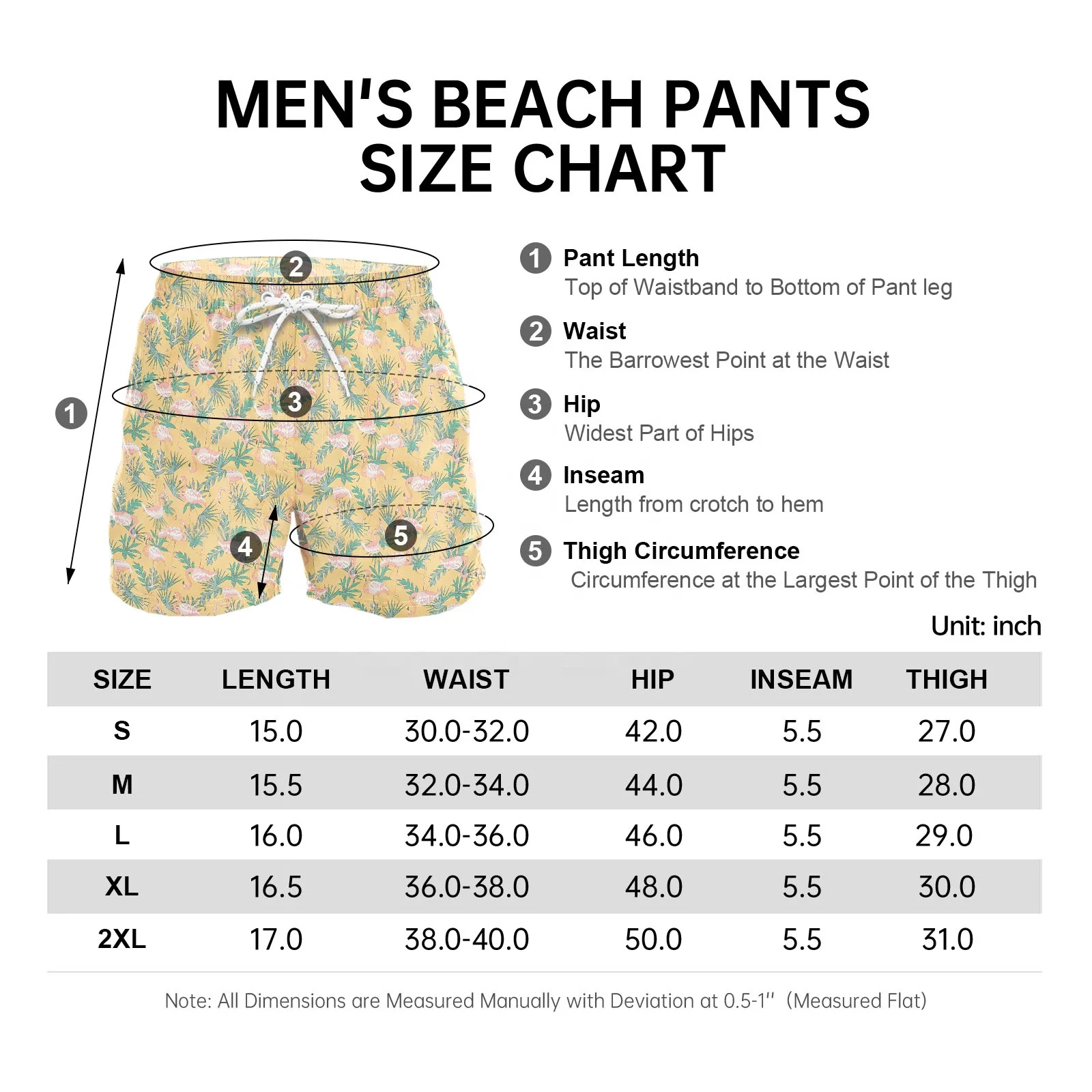 2022 Summer Mens Swimwear Quick Dry Beach male shorts For Men Swim Trunks Swim Board Shorts Hawaiian Flamingo Shorts ST-ANM01