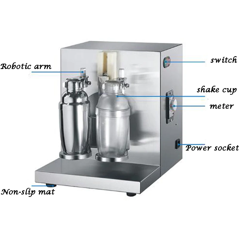 Hot Sale Commercial Use 220v Electric Drink Boba Tea Bubble Tea Shaker Shaking Machine