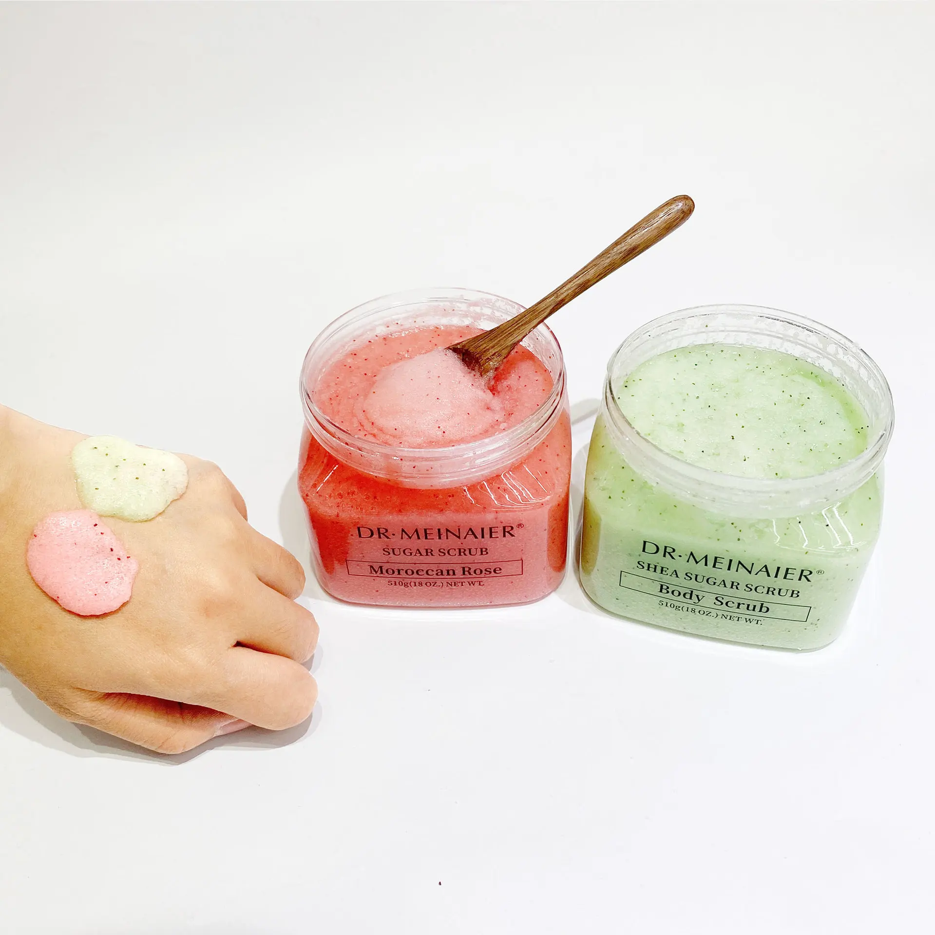 Natural Exfoliating Whitening Moisturizing Organic Fruit Watermelon Scented Dead Sea Salt Body Scrub