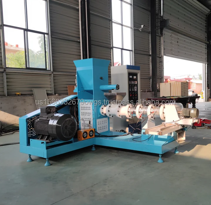 Nutrients Balanced Extruded Dry Pet Food Production Line Machine Dog Cats Birds Fish Feed Extruder