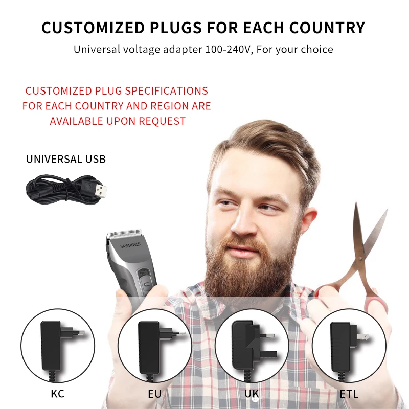 Best Electric Shavers Men Twin Blade Cordless Razor USB Rechargeable Shaving Machine Barber Trimmer