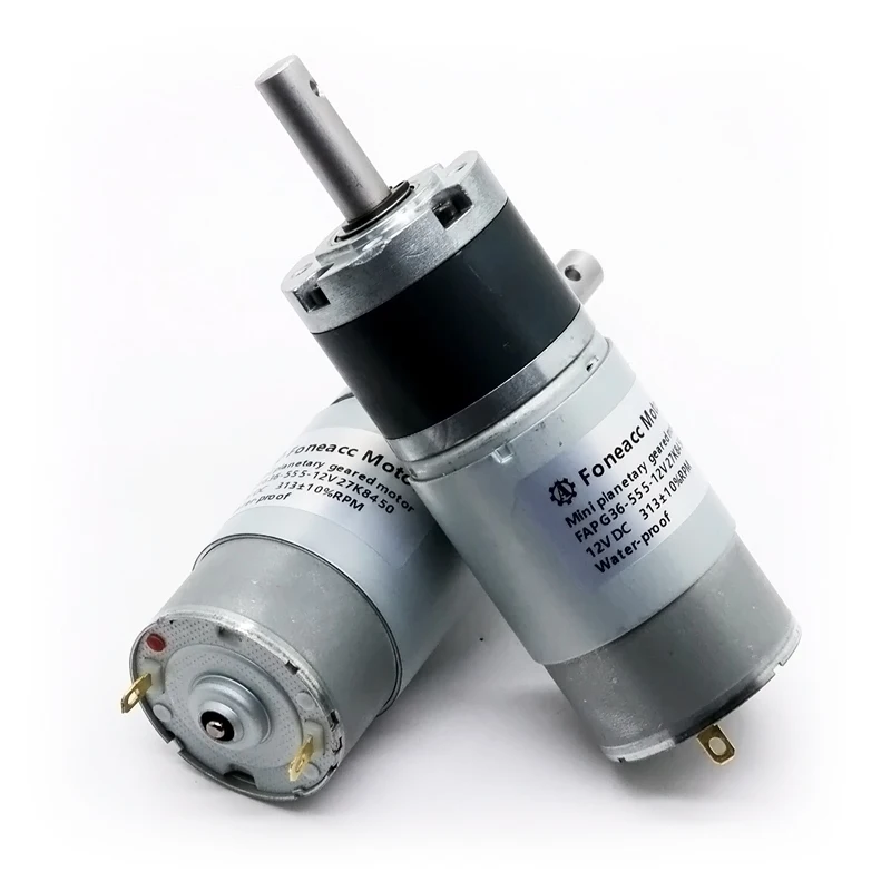 555 Geared Motor 24v 12 V 30rpm Low Speed High Torque Center Shaft Motor For Medical Pistol Drills