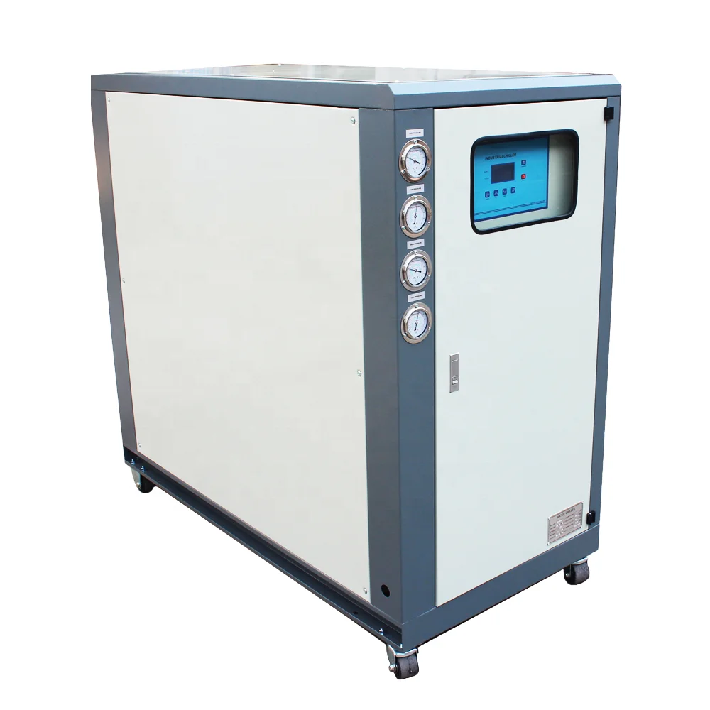 
refrigeration equipment 10.5 kw power rating water cooled industrial chiller with screw compressor box chillers 