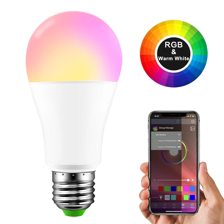 
Factory Directly Wholesale High Quality Led Bulbs10W 6400K E27 12V Smart Bulb 