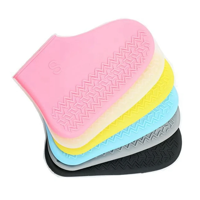 High quality reusable non-slip waterproof silicone rubber rain shoe cover