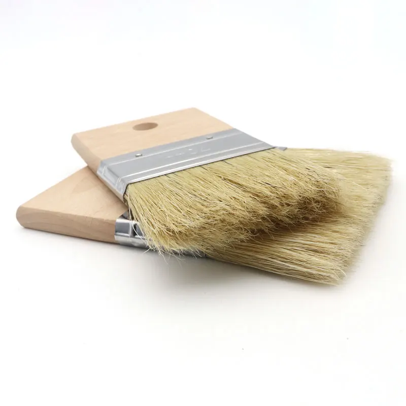 Factory custom acrylic paint professional artist oil paint brush types bristle hair chalk artist brush