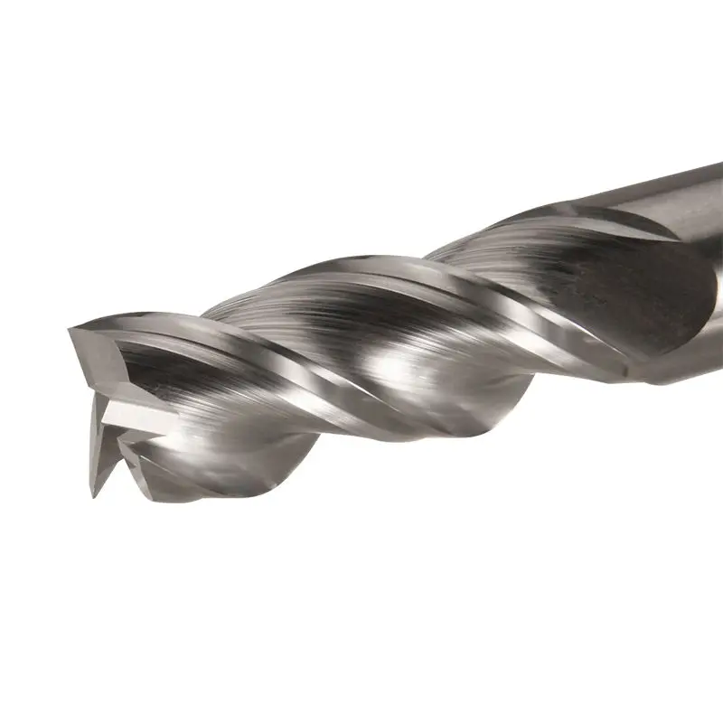 3 Flutes 4 Flutes Square End Mills Large Helix Angle Tungsten Carbide Milling Cutters CNC Lathe Cutter