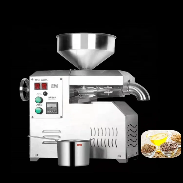 Home or commercial use small sunflower oil making machine extraction huile de palm