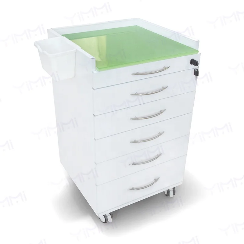 Medical Equipment Customized Salon Furniture Mobile Cabinet Trolley Cart