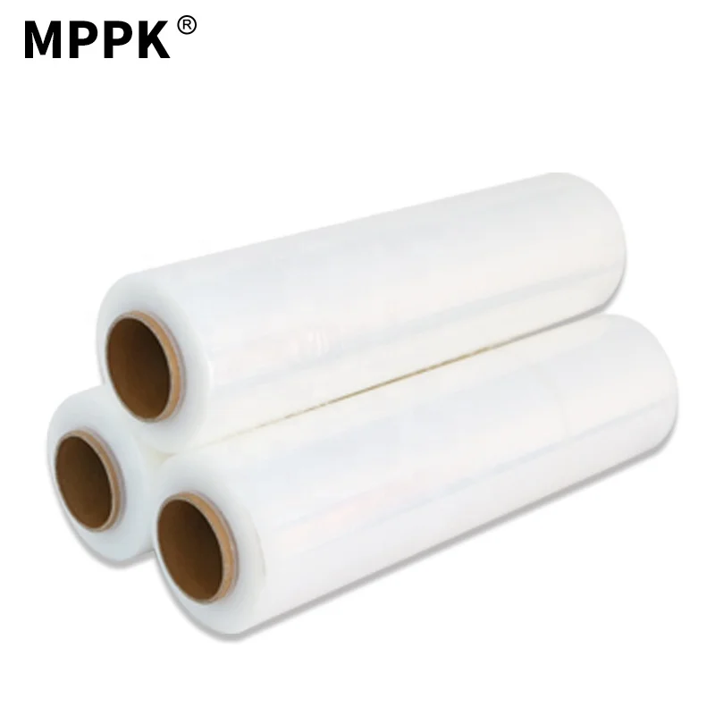 Rain Resistant High Tensile Strength Industrial Cling Film 0.02mm thick Pallet PE Stretch Film