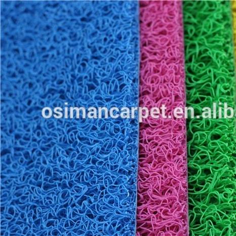 
Door Mat PVC Colourful Style Plastic Coil Foot Mat 